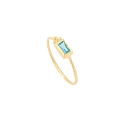 Louise Hendricks Bagues^Bague - Driss Baguette Bleu