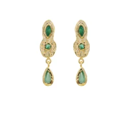 Louise Hendricks Boucles D Oreilles^Boucles D'Oreilles - Yael Emeraude