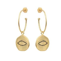 Louise Hendricks Boucles D Oreilles^Creoles - Happy Xl Black