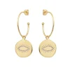 Louise Hendricks Boucles D Oreilles^Creoles - Happy Xl White