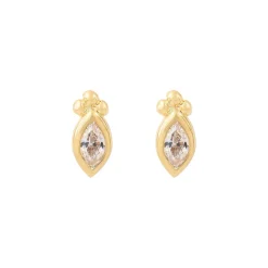 Louise Hendricks Boucles D Oreilles^Puces D'Oreilles - Driss Marquise Champagne