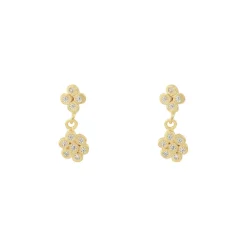Louise Hendricks Boucles D Oreilles^Puces D'Oreilles & Fleur Pendante - Simona