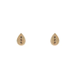 Louise Hendricks Boucles D Oreilles^Puces D'Oreilles - Mina Black Poire