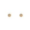 Louise Hendricks Boucles D Oreilles^Puces D'Oreilles - Mina White Ronde